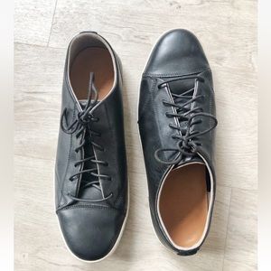 Cole Haan Trafton Black Leather Sneakers! Sz 13!